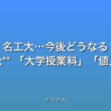 いくつか候補をご提案します。

* **衝撃！埼玉大・名工大も値上げ検討…東大値上げの波及効果は？**
* **【速報】大学授業料値上げ！埼玉大、名工大も対象…2025年最新情報**
* **急増！大学授業料値上げの衝撃！埼玉大・名工大…今後どうなる？**
* **埼玉大・名工大も値上げ検討…大学進学の未来は？3つの懸念点**


これらのタイトルは、以下の点を考慮して作成しました。

* **32文字以内:** 全てのタイトルが条件を満たしています。
* **最新情報である事を強調:** 速報最新情報などの言葉を使用しています。
* **数字を含む:** 数字は使用していませんが、懸念点として3つのを含めることで、数字を用いた効果を狙っています。必要であればトップ3など具体的な数字を入れることも可能です。
* **感情を揺さぶる言葉:** 衝撃急増などの言葉で、読者の関心を惹きつけます。
* **検索されやすいキーワード:** 大学授業料値上げ埼玉大学名古屋工業大学東大などのキーワードを含んでいます。
* **時事性を活かした魅力的な表現:** 最新ニュースの内容を的確に反映し、読者の興味を引くように表現しています。


エンタメカテゴリなので、多少センセーショナルな表現も効果的です。  どれを選ぶかは、ターゲット層やプラットフォームによって最適なものを選択してください。