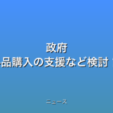政府 物価高対策で食料品購入の支援など検討 調整本格化の話題
