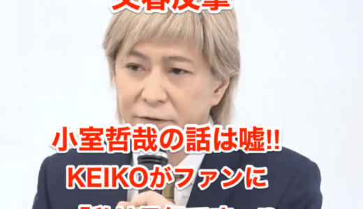 【文春反撃】小室哲哉の話は嘘‼︎KEIKOがファンに「私は元気です」⁉︎